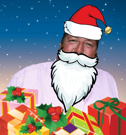 Chris French as Santa