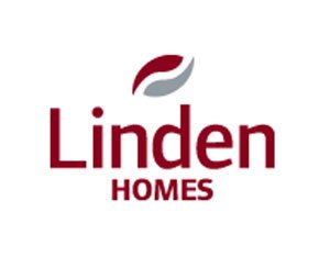 The logo for Linden Homes, sponsors of Pocklington Tennis Club