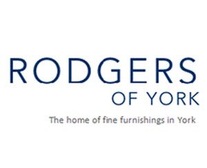 The logo for Rodgers Of York, sponsors of Pocklington Tennis Club